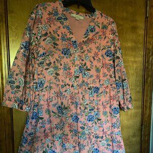 LOFT floral dress size 12